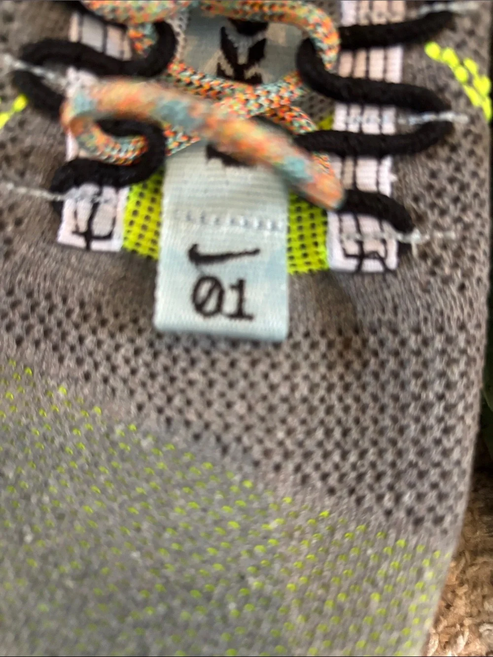 Nike knit shown